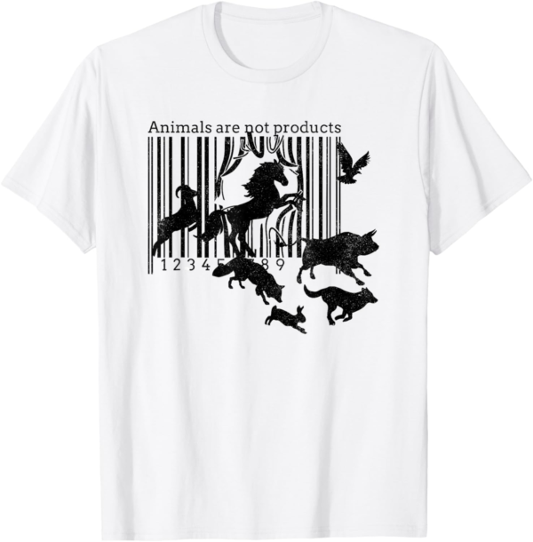 Animals Are Not Products - Vegetarianism - Animal Rights T-S... - Image 2